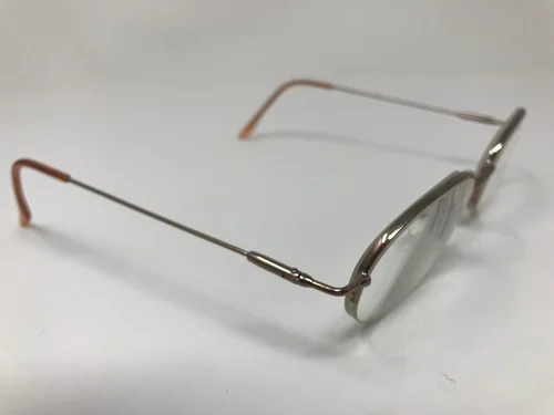 Bill Bass Halfrimless Eyeglasses Empire 48-20-135 Light Brown Polish LR55 4