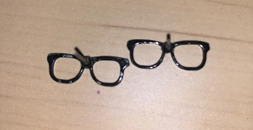 Black Eyeglasses Stud Earrings 2