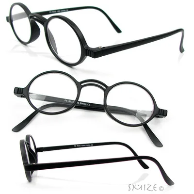 Black Frame Round Glasses Harry Potter Style 2