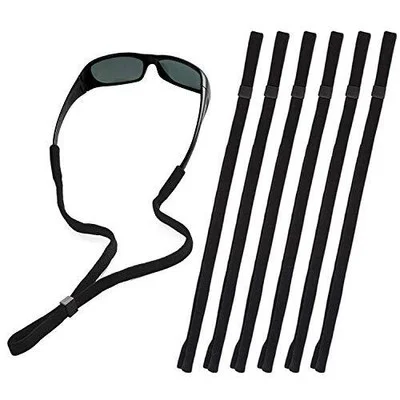 Black Glasses Strap, Sports Sunglasses & Eyeglasses Holder Straps for Men Wom...