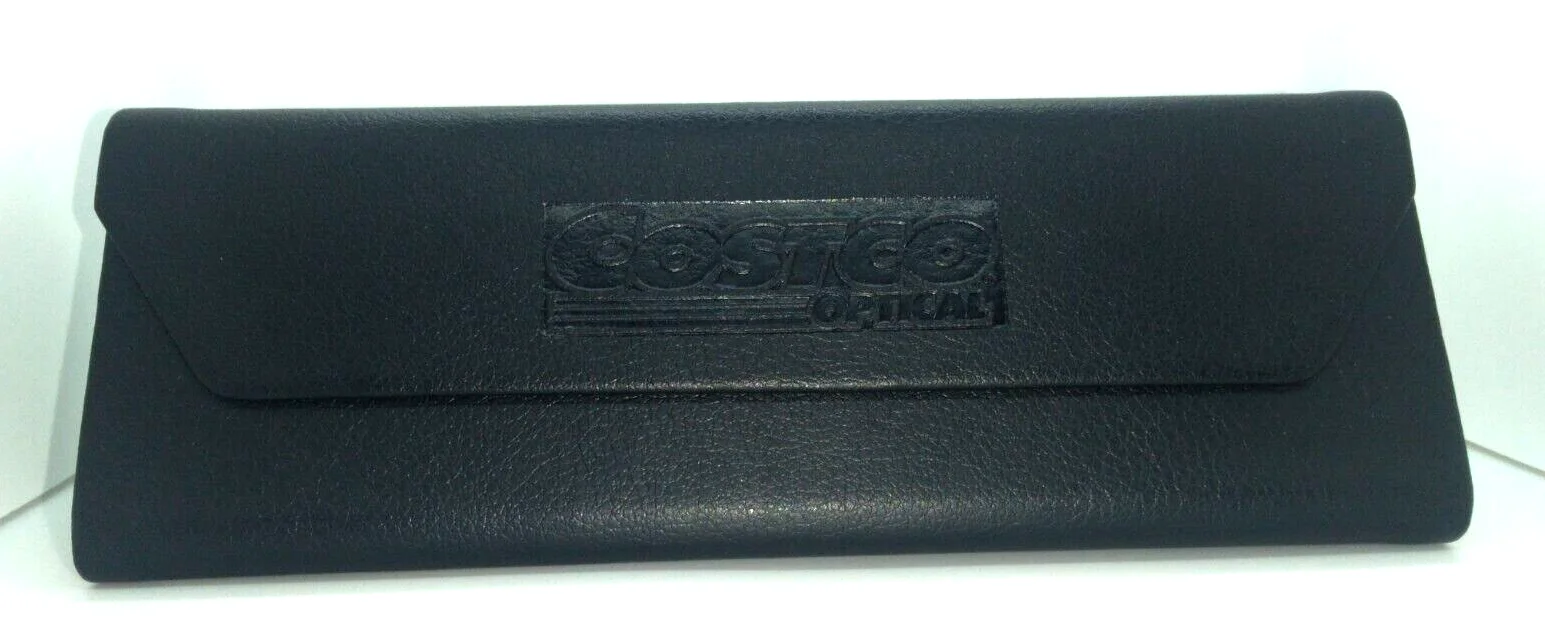 Black Hard Costco Magnetic Triangular Eye Glass Case Eyeglass Holder Sun Glasses 2