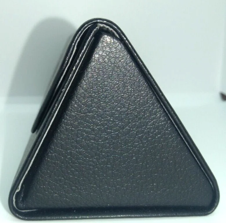 Black Hard Costco Magnetic Triangular Eye Glass Case Eyeglass Holder Sun Glasses 3