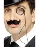 BLACK MONOCLE EYE PIECE STEAMPUNK VICTORIAN GENTLEMAN COSTUME SPECTACLE MONOCLE