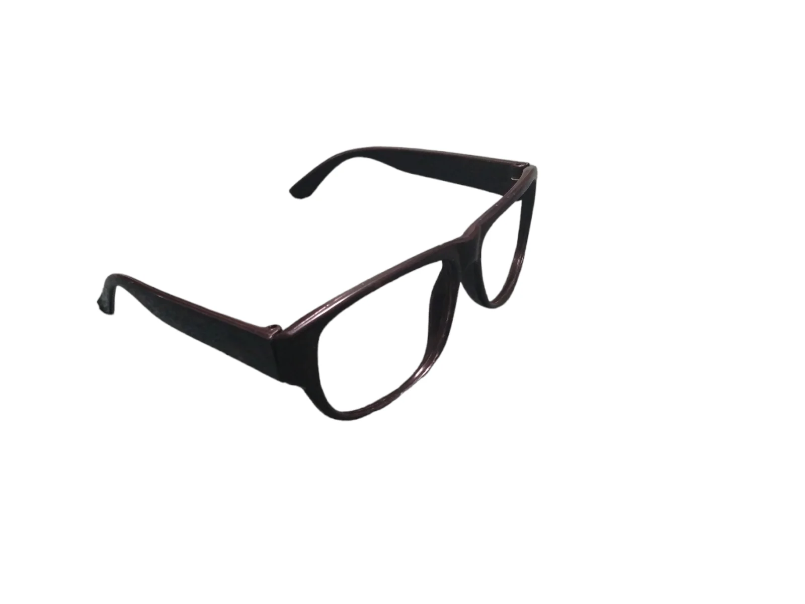 Black Plastic Glasses Frames Only No Lenses For Costume / Play 4