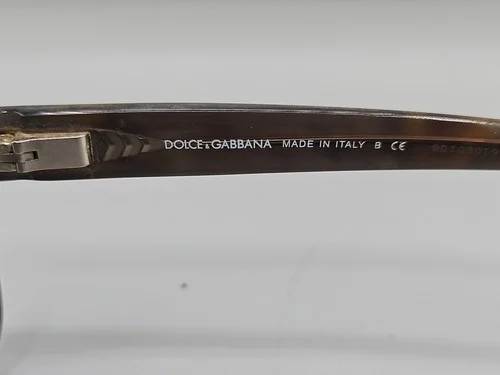 Black Womens DOLCE & Gabbana Glasses Frames Only Rhinestone 2