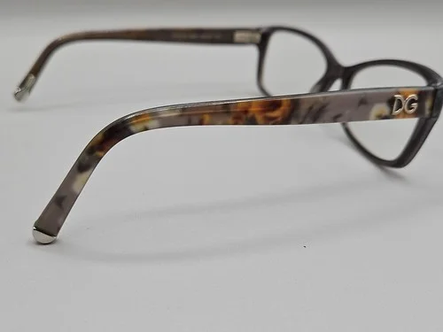 Black Womens DOLCE & Gabbana Glasses Frames Only Rhinestone 4