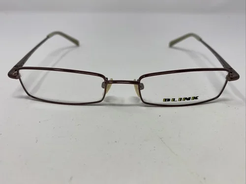 Blink 1026 C-03 47-18-135 Brown Matte Full Rim Metal Eyeglasses Frame KX40 1