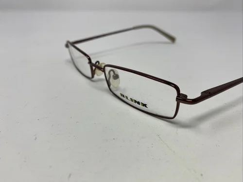 Blink 1026 C-03 47-18-135 Brown Matte Full Rim Metal Eyeglasses Frame KX40 2