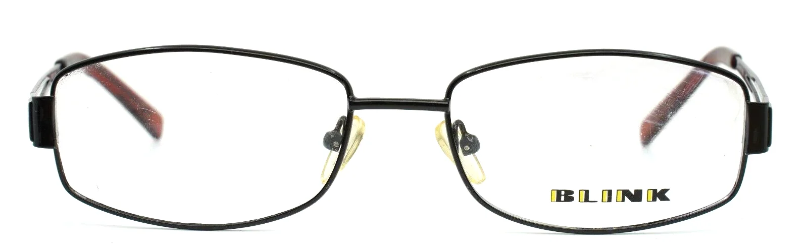 BLINK 1078 C02 Black Mens Rectangle Full Rim Eyeglasses 54-17-135 B:33 2