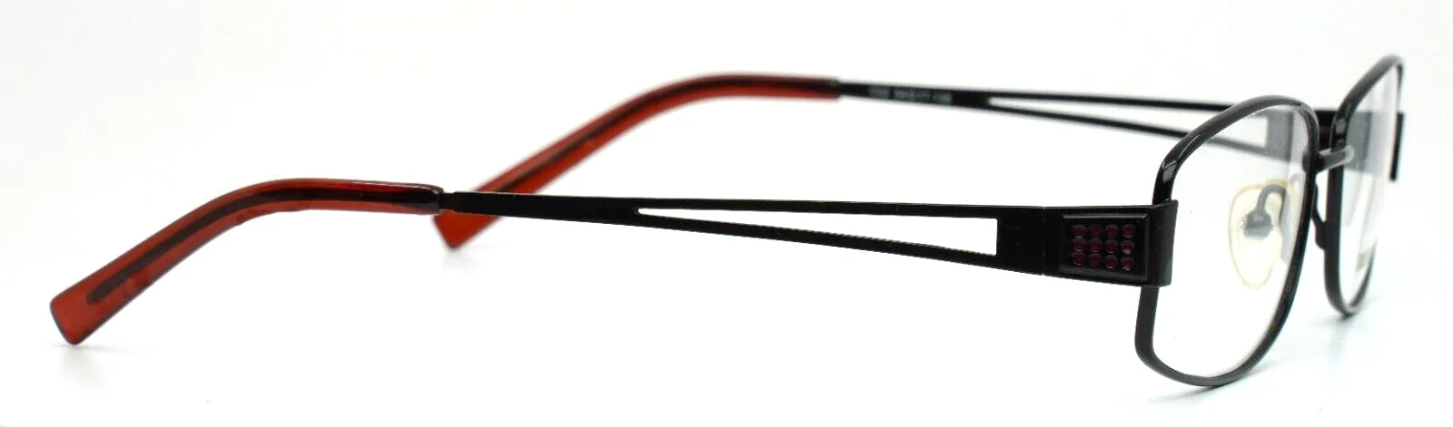 BLINK 1078 C02 Black Mens Rectangle Full Rim Eyeglasses 54-17-135 B:33 4