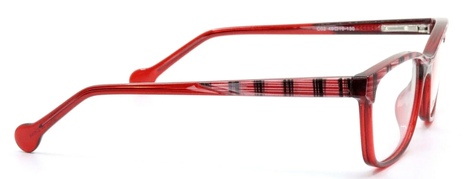 BLINK 2076 C02 Red Cat Eye Womens Full Rim Eyeglasses Frames 49-16-130 4