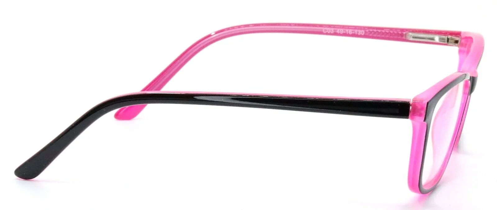 BLINK 2078 C03 Black Pink Girls Rectangular Full Rim Eyeglasses Frames 49-16-130 4