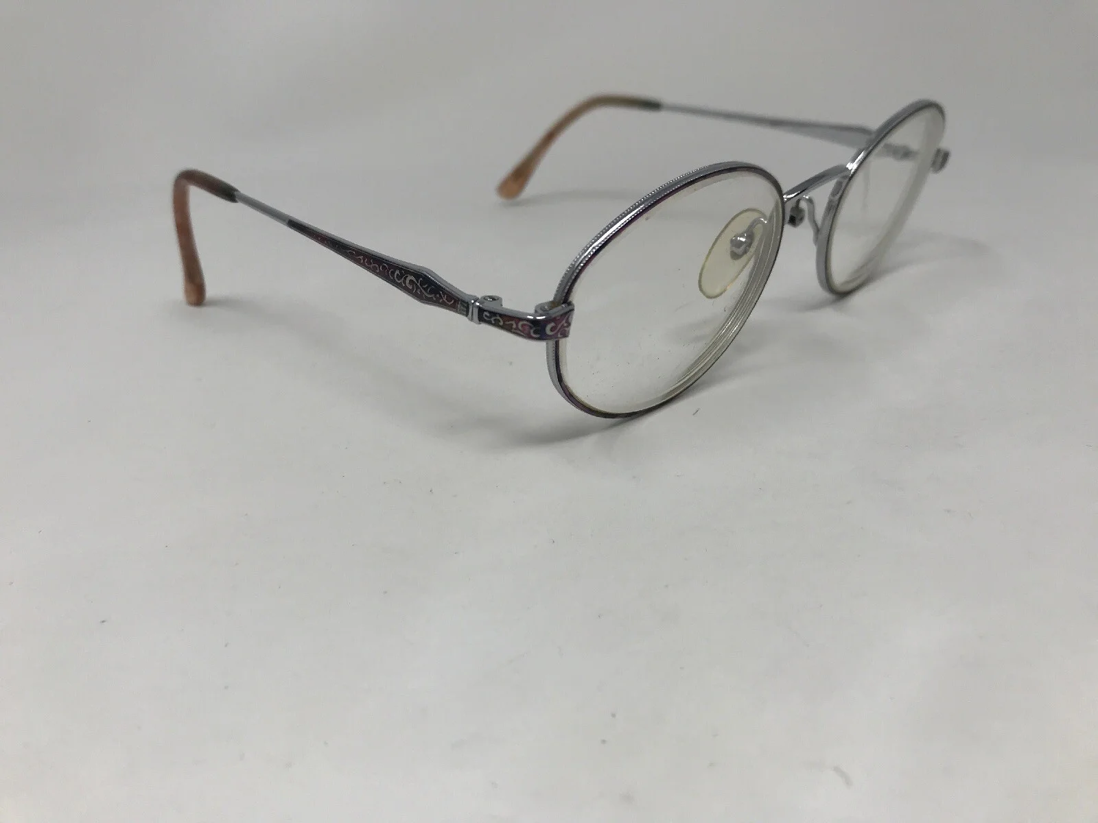 BLUE BOY “SEATTLE” Eyeglasses Frame Japan 50-24-140 Purple Tortoise/Silver ES08 4