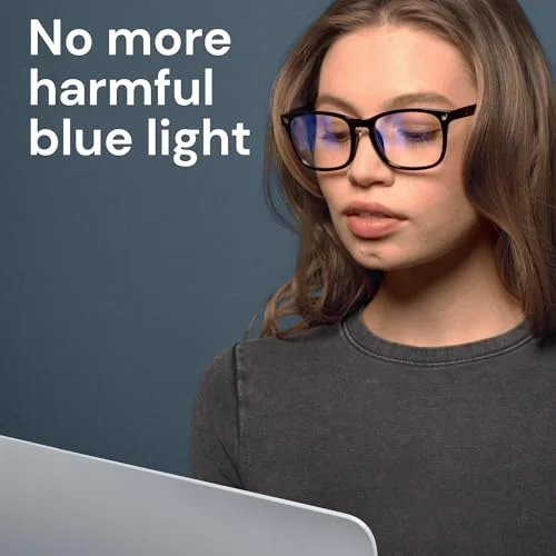 Blue Light Blocking Computer Gaming Glasses Oversized Eyeglasses For Men & Women 2