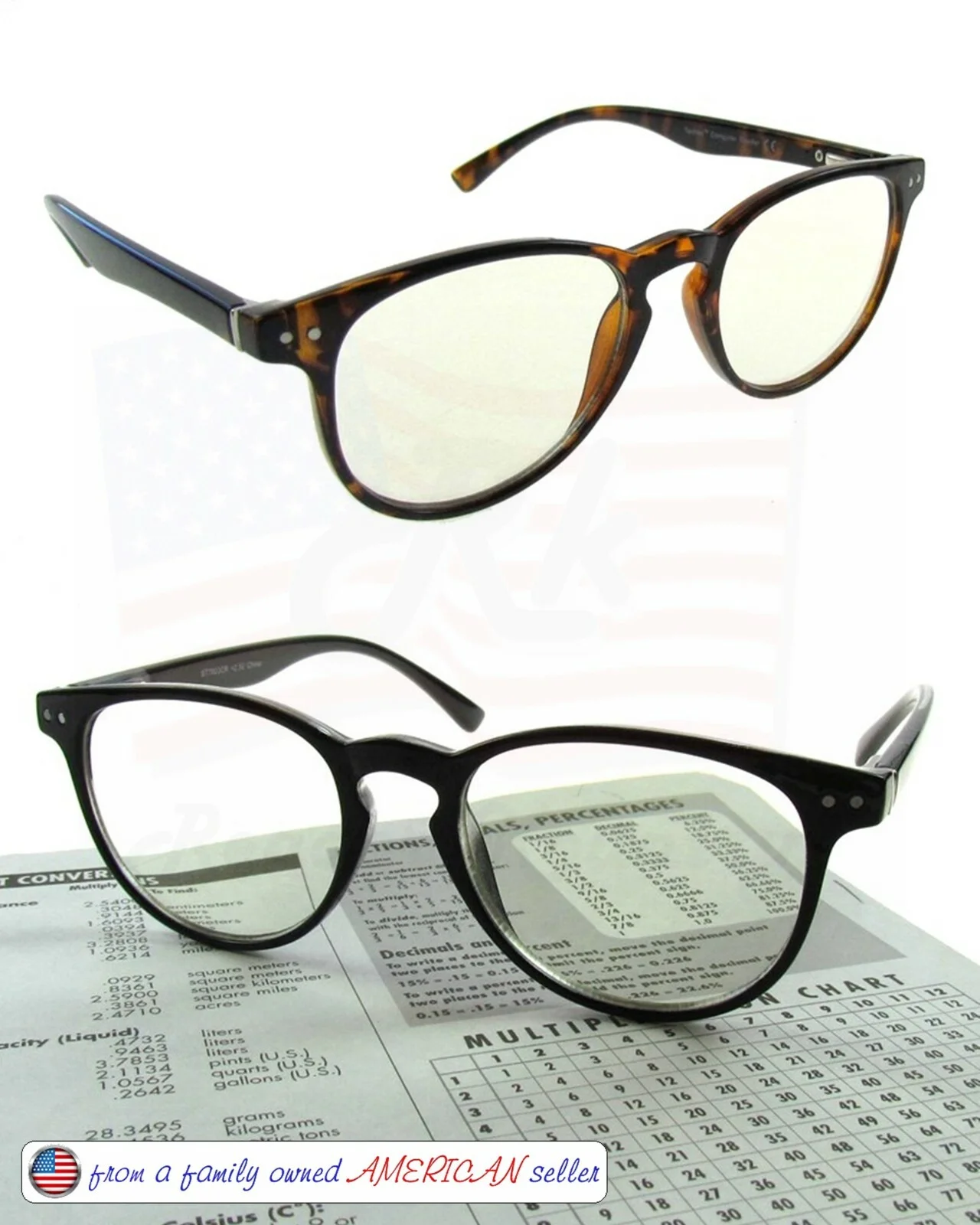BLUE LIGHT READING GLASSES ANTI-GLARE LENS READERS Spring Hinges +1.50 ~ +3.00
