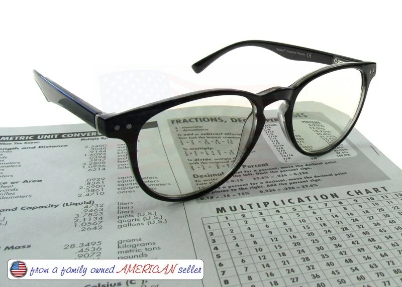BLUE LIGHT READING GLASSES ANTI-GLARE LENS READERS Spring Hinges +1.50 ~ +3.00 3