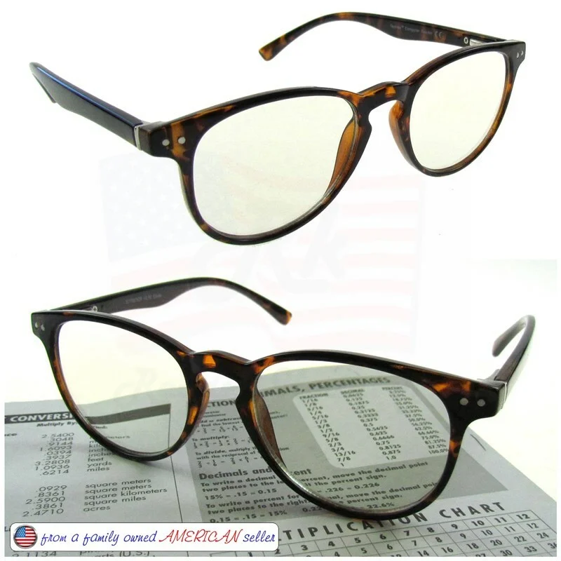 BLUE LIGHT READING GLASSES ANTI-GLARE LENS READERS Spring Hinges +1.50 ~ +3.00 4