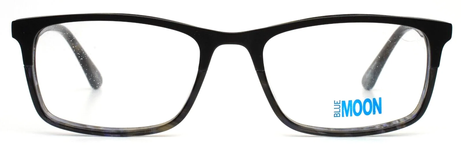 BLUE MOON 8000 Grey Mens Rectangle Full Rim Eyeglasses 54-18-145 B:35 2
