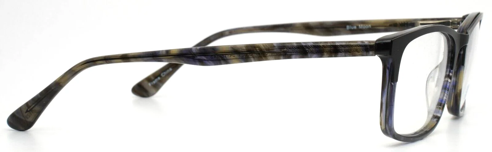 BLUE MOON 8000 Grey Mens Rectangle Full Rim Eyeglasses 54-18-145 B:35 4