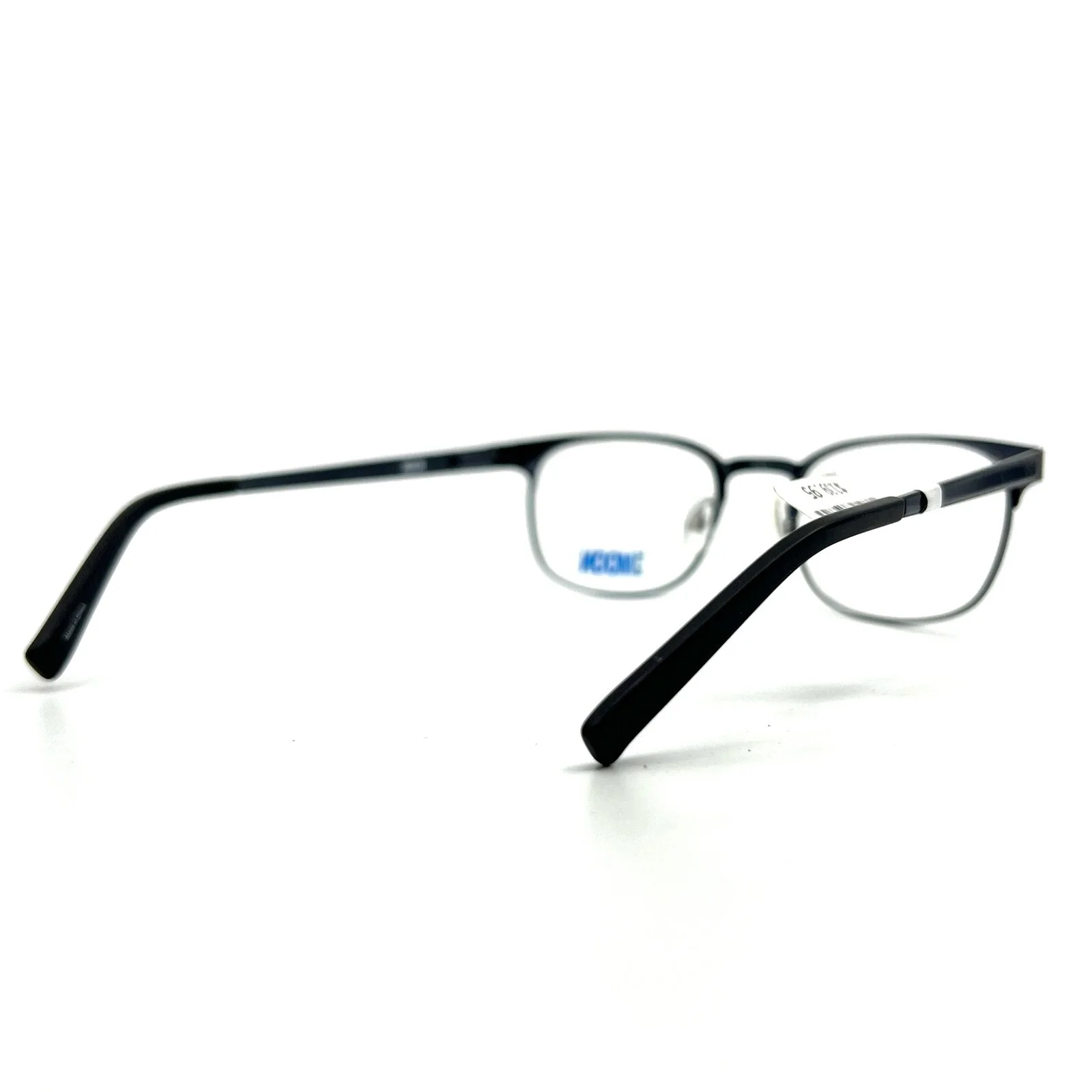 Blue Moon BM 6001 BK Black Rectangular Horn Rim Eyeglasses Frames 49[]19 140 mm 3