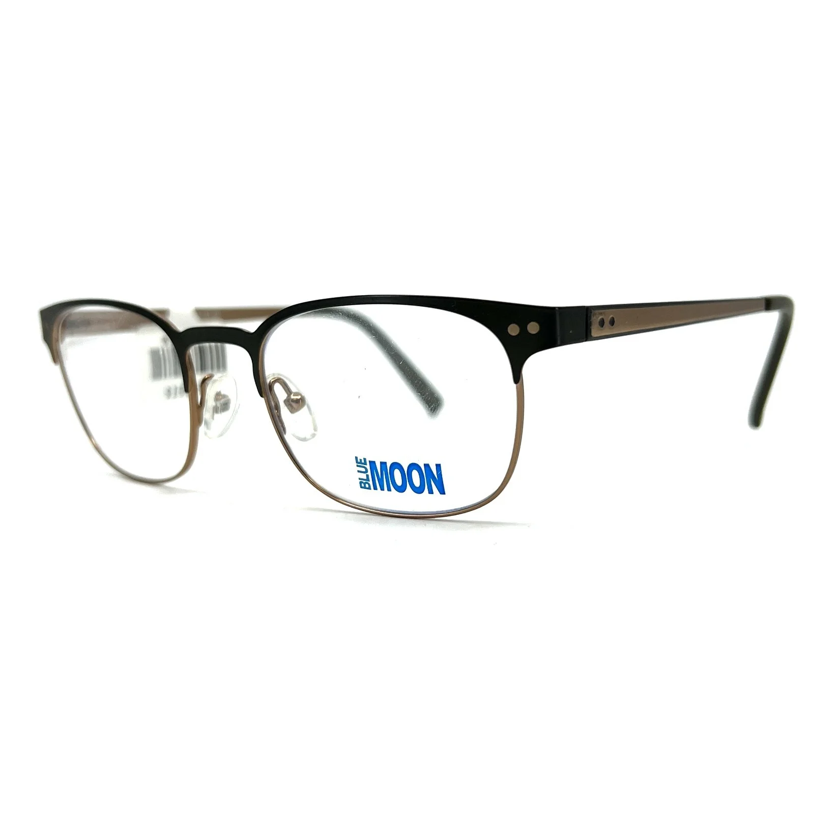 Blue Moon BM 6001 OL olive Green bronze Horn Rim Eyeglasses Frames 49[]19 140 mm