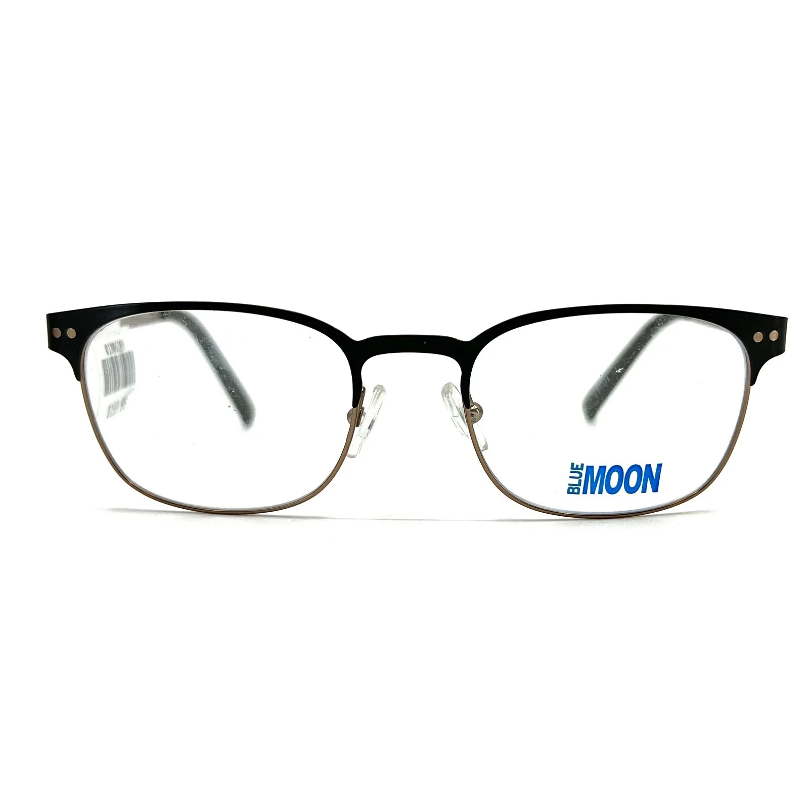 Blue Moon BM 6001 OL olive Green bronze Horn Rim Eyeglasses Frames 49[]19 140 mm 2
