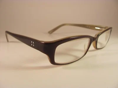 Blue Moon BM 808 Brown & Silver Studs Full-Rim RX Eyeglass Frames 52-16-130