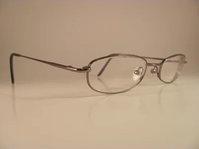 Blue Moon BM405 Silver Gunmetal Full-Rim RX Eyeglass Frames 49-19-135 2