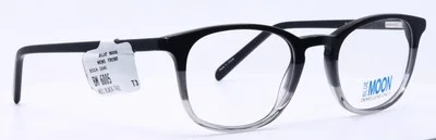 Blue Moon BM6005 BK Black Mens Round Full Rim Eyeglasses Frames 48-21-140 B:38 3