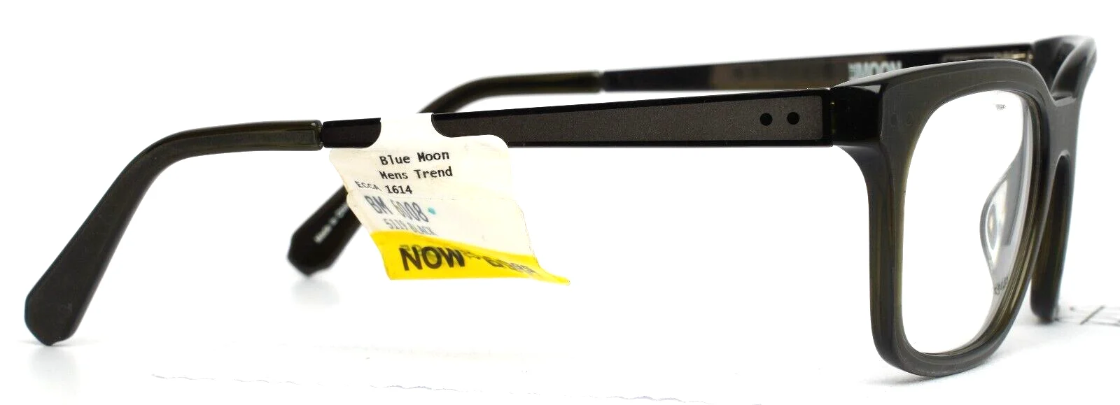 BLUE MOON BM6008 BK Black Mens Square Full Rim Eyeglasses 51-19-140 B:38 4
