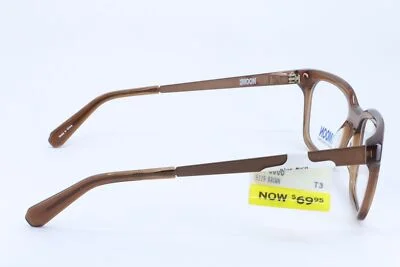 Blue Moon BM6008 Brown Square Men Full Rim 51-19-140 Eyeglasses Frames 4