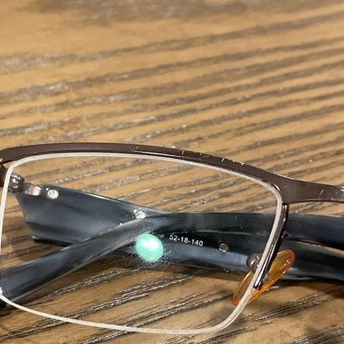 Blue Moon Eyeglass Frames Only 52-18-140 BM1007 GM Silver Black 3