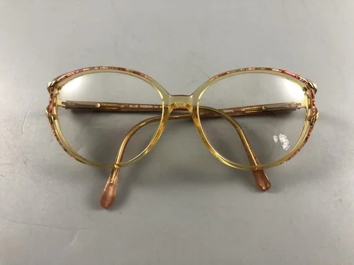 Blue Ribbon for Marchon Eyeglasses Frames BR1 Pink Swirl AL.2
