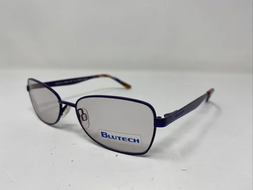 BLUTECH EYEGLASSES FRAME ALL WEIRD VIOLET 52-16-135 PURPLE FULL RIM CO94 4