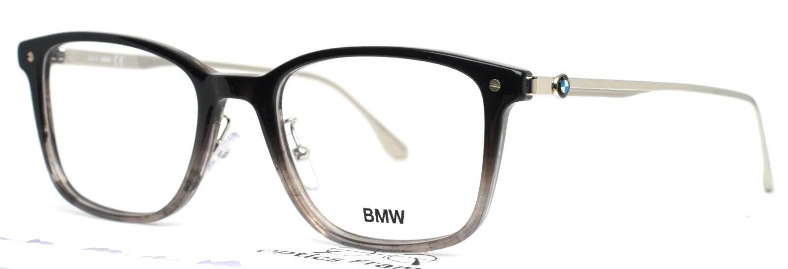 BMW BW5014 005 Black Mens Square Full Rim Eyeglasses Frames 54-20-145 B:41