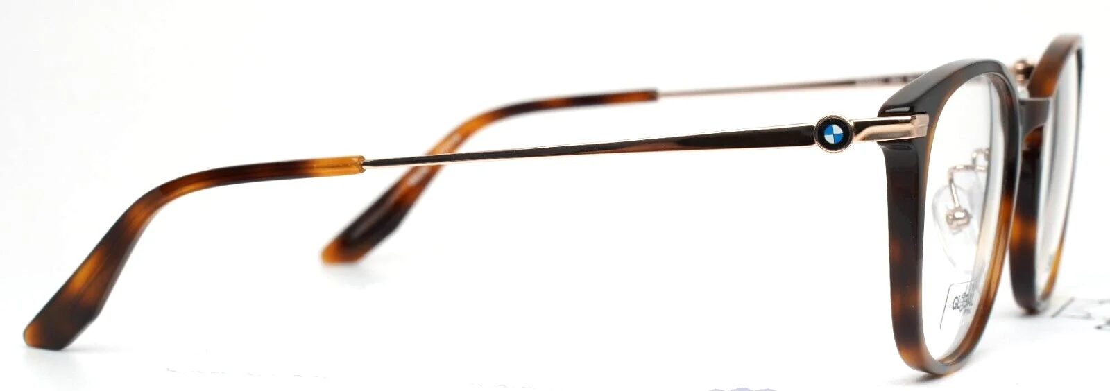 BMW BW5021 052 Dark Havana Mens Round Full Rim Eyeglasses 52-22-145 B:43 4