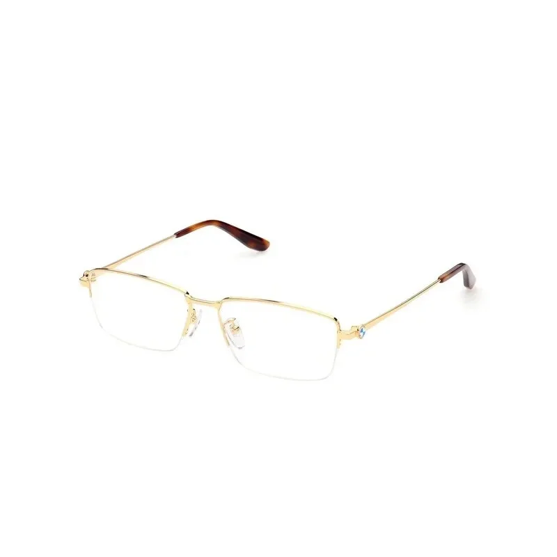 BMW BW5038-H 030 Gold Semi Rim Optical Eyeglasses Frame 56-16-150 Global Fit 2