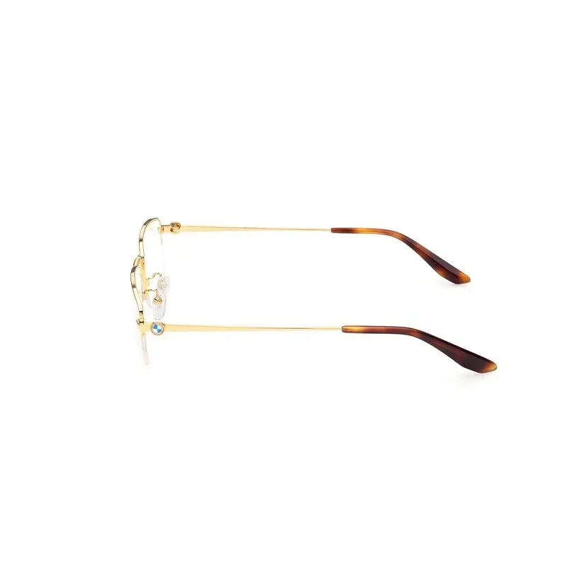 BMW BW5038-H 030 Gold Semi Rim Optical Eyeglasses Frame 56-16-150 Global Fit 3