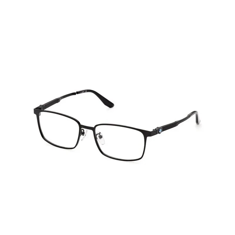 BMW BW5049-H 002 Black Titanium Optical Eyeglasses Frame 56-18-145 Global Fit RX 2