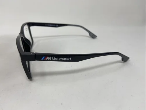 BMW MOTORSPORT EYEGLASSES BS 5003 001 57/15/145 GLOSSY BLACK K664 2