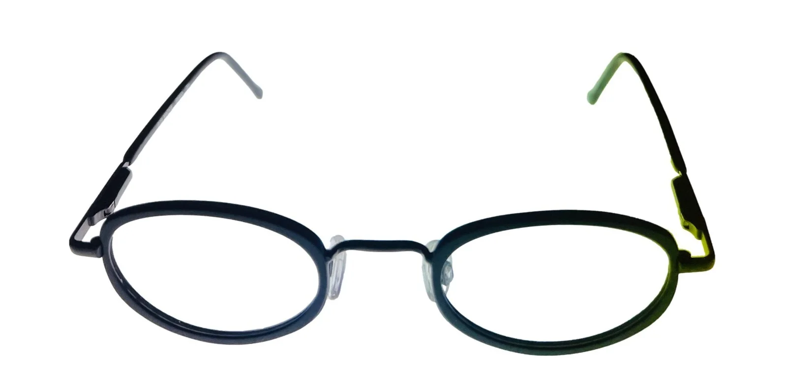 Bob Mackie Ophthalmic Black Soft Oval Metal Frame, BM 853 46mm 2