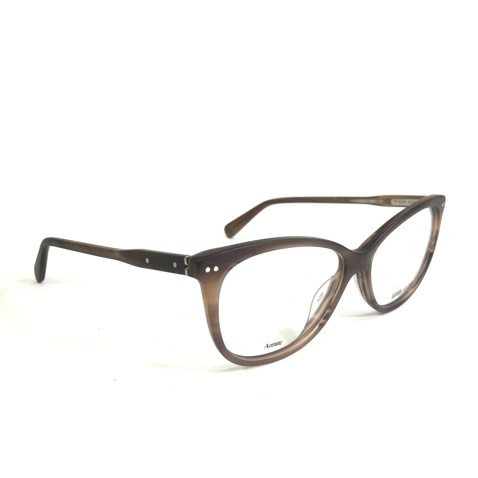 Bobbi Brown Eyeglasses Frames THE MICHELLE GMV Brown Cat Eye Full Rim 53-14-140 2