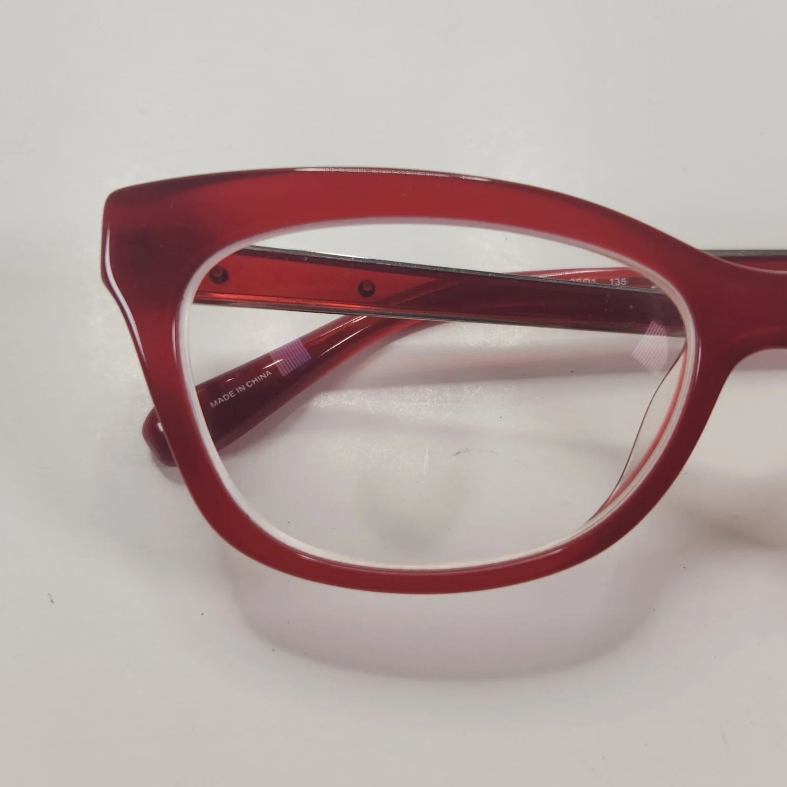 Bobbi Brown THE ISABELLA 0SQ1 54-15-135 Full Rim Eyeglasses Red Frame 2
