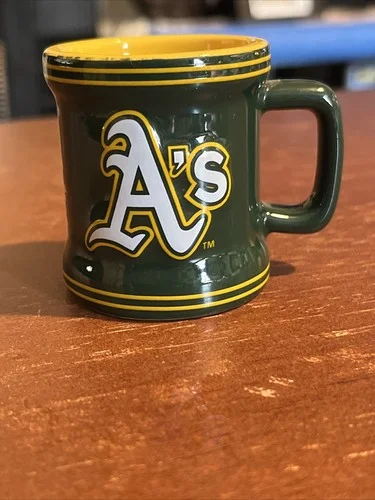 Boelter Brands Shot Glass Oakland Athletics MLB Green 1