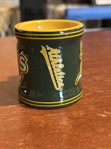 Boelter Brands Shot Glass Oakland Athletics MLB Green 2