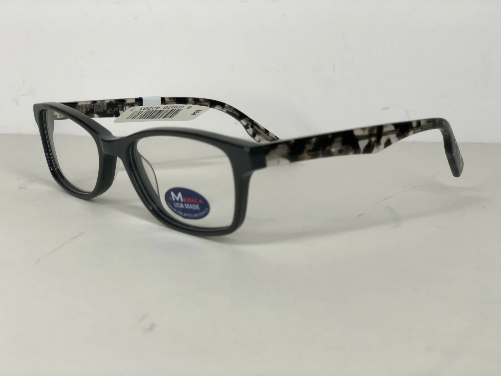 BOGO! AMERICA M Eyeglasses FRAMES gray black tortoise 47-16-130 302 demo lens 2