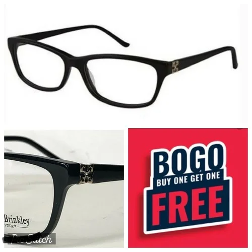 BOGO! Christie Brinkley New York Eyeglasses FRAMES C320 Black 55-15-145 $68 demo