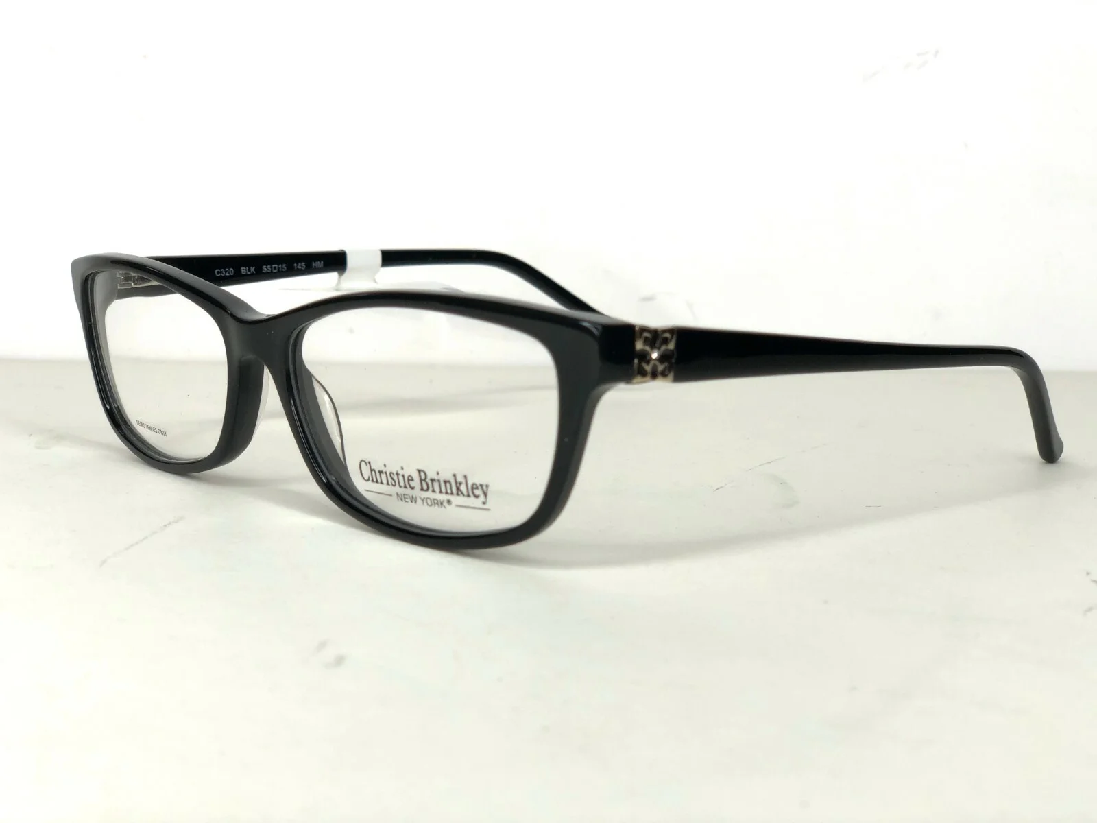 BOGO! Christie Brinkley New York Eyeglasses FRAMES C320 Black 55-15-145 $68 demo 4