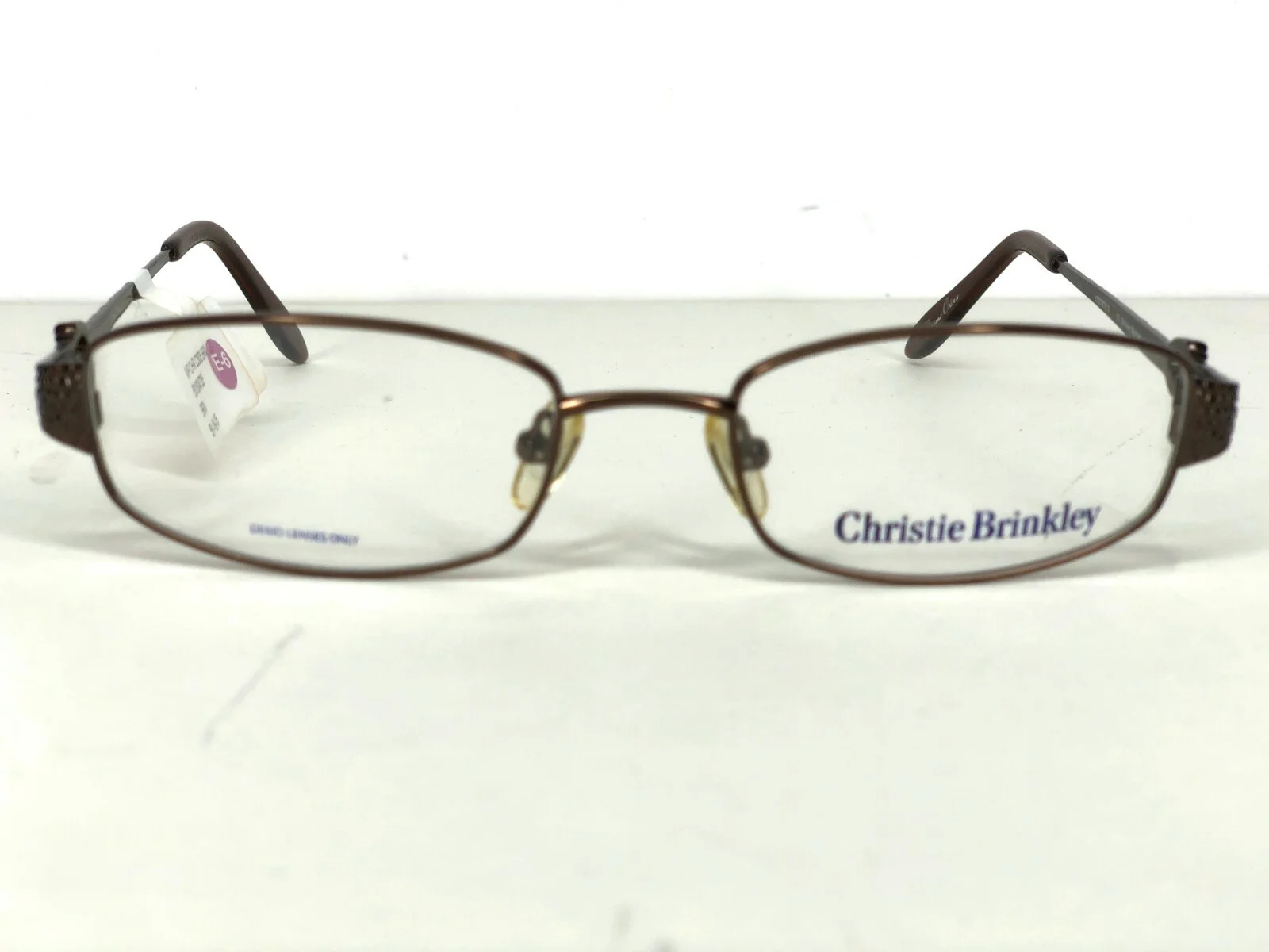 BOGO Christie Brinkley NY Eyeglasses Frames C305 brown 51-18-135 2 PAIRS! womens 3