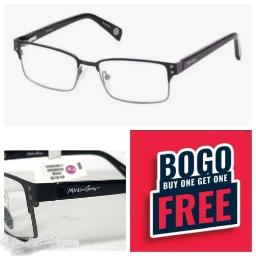 BOGO~ MAUI and SONS Eyeglasses MS50250 50-16-135 Black stainless $88 FRAMES Mens